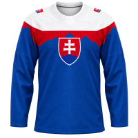 Originál modrého dresu hokejovej reprezentácie s motívom Tatier Originál modrého dresu hokejovej reprezentácie s motívom Tatier