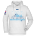 Fanúšikovská mikina s kapucňou MS U18 stars biela