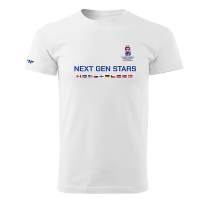 Fanúšikovské tričko MS U18 logo biele