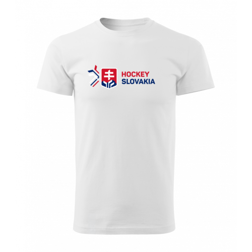 Fanúšikovské tričko biele Hockey Slovakia 