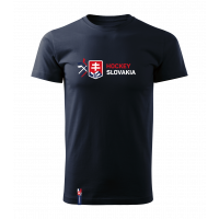 Fanúšikovské tričko modré Hockey Slovakia 2024