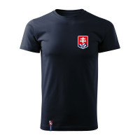 Fanúšikovské tričko modré Hockey Slovakia 2024