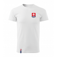 Fanúšikovské tričko biele Hockey Slovakia 2024