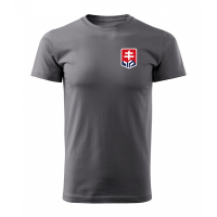 Fanúšikovské tričko šedé Hockey Slovakia 