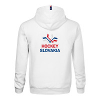 Mikina s kapucňou biela Hockey Slovakia