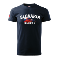 Fanúšikovské tričko modré Slovakia Hockey
