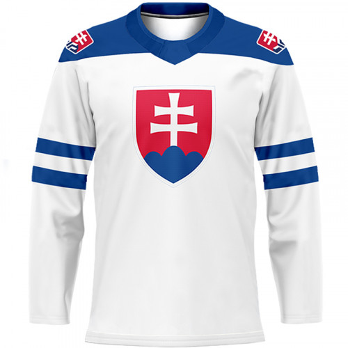 Reprezentačný dres Slovensko biely 2023/2024 - vyšívaný