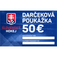 Darčeková poukážka v hodnote 50 €