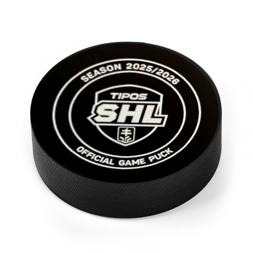 HRACÍ PUK s logom TIPOS SHL 2025-2026 