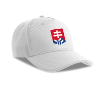 Šiltovka biela s 3D logom HOCKEY SLOVAKIA